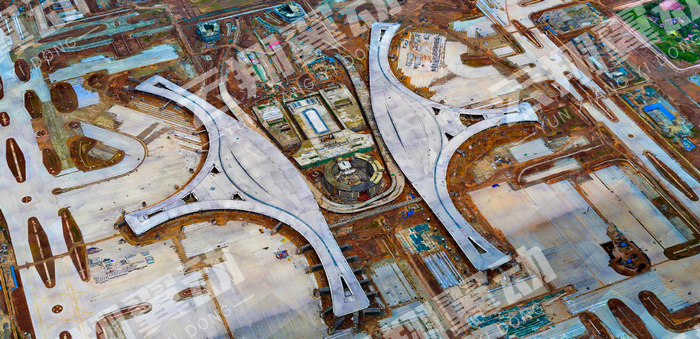 天府国际机场施工期倾斜摄影三维建模
